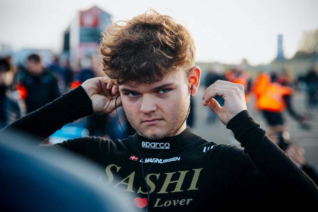 Luca Magnussen tilfreds med debutsæson i formelmesterskab. 
(Foto: Luca Magnussen)